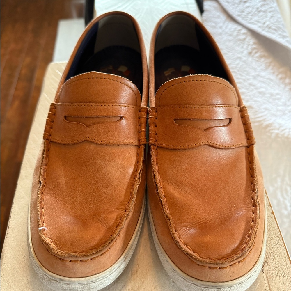Cole Haan Light Brown Leather Loafers